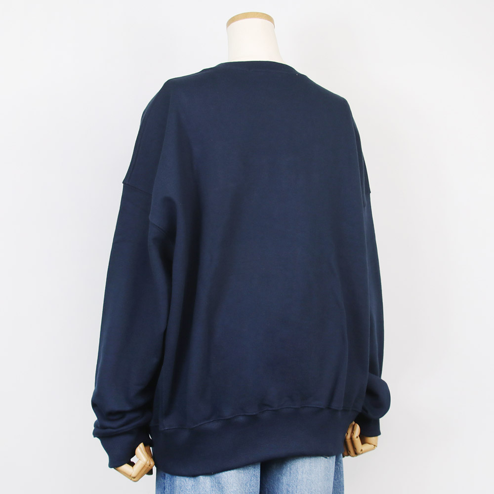 Mardi Mercredi Needle work スウエット　刺繍　ネイビー Mardi Mercredi（マルディメクルディ） スウェット SWEATSHIRT