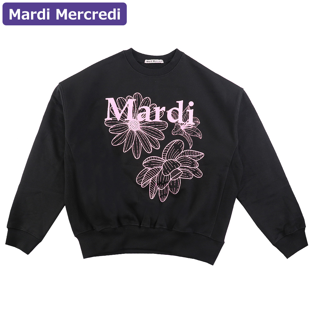 マルディメクルディ Mardi Mercredi スウェット SWEATSHIRT TRIPLE FLOWER 長袖 レディース 韓国 ファッション アパレル Mardi Mercredi マルディメクルディ スウェット SWEATSHIRT