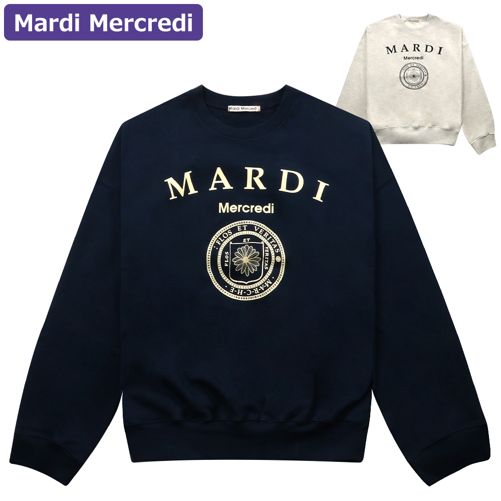 マルディメクルディ Mardi Mercredi スウェット SWEATSHIRT UNIV 長袖