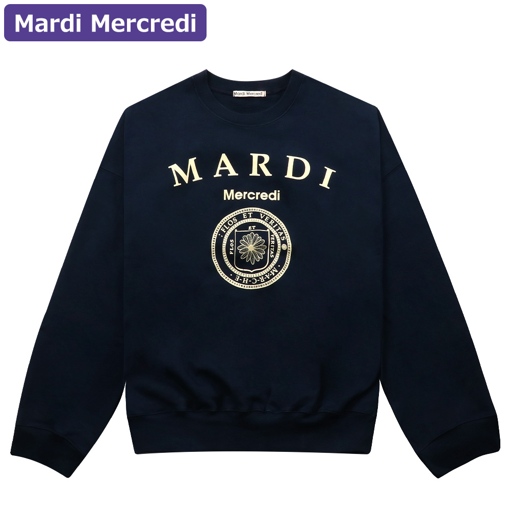 マルディメクルディ Mardi Mercredi スウェット SWEATSHIRT UNIV 長袖 レディース 韓国 ファッション アパレル