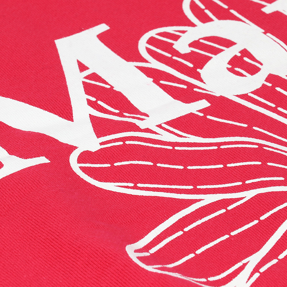 マルディメクルディ Mardi Mercredi スウェット SWEATSHIRT RAGLAN FLOWERMARDI RED IVORY 長袖 レディース 韓国 ファッション アパレル クロップド丈 Mardi Mercredi マルディメクルディ Tシャツ TSHIRT FLOWERMARDI