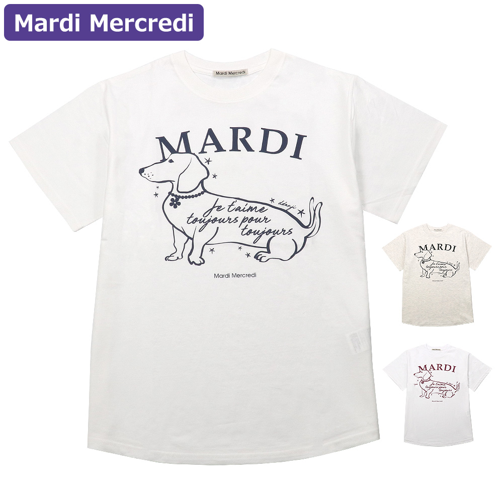 マルディメクルディ Mardi Mercredi Tシャツ TSHIRT SWING THE TAIL DDANJI FLOWER CHOKER 半袖  レディース 韓国 ファッション アパレル : ko-mardi-t0028-m : HOMMAGE - 通販 - Yahoo!ショッピング