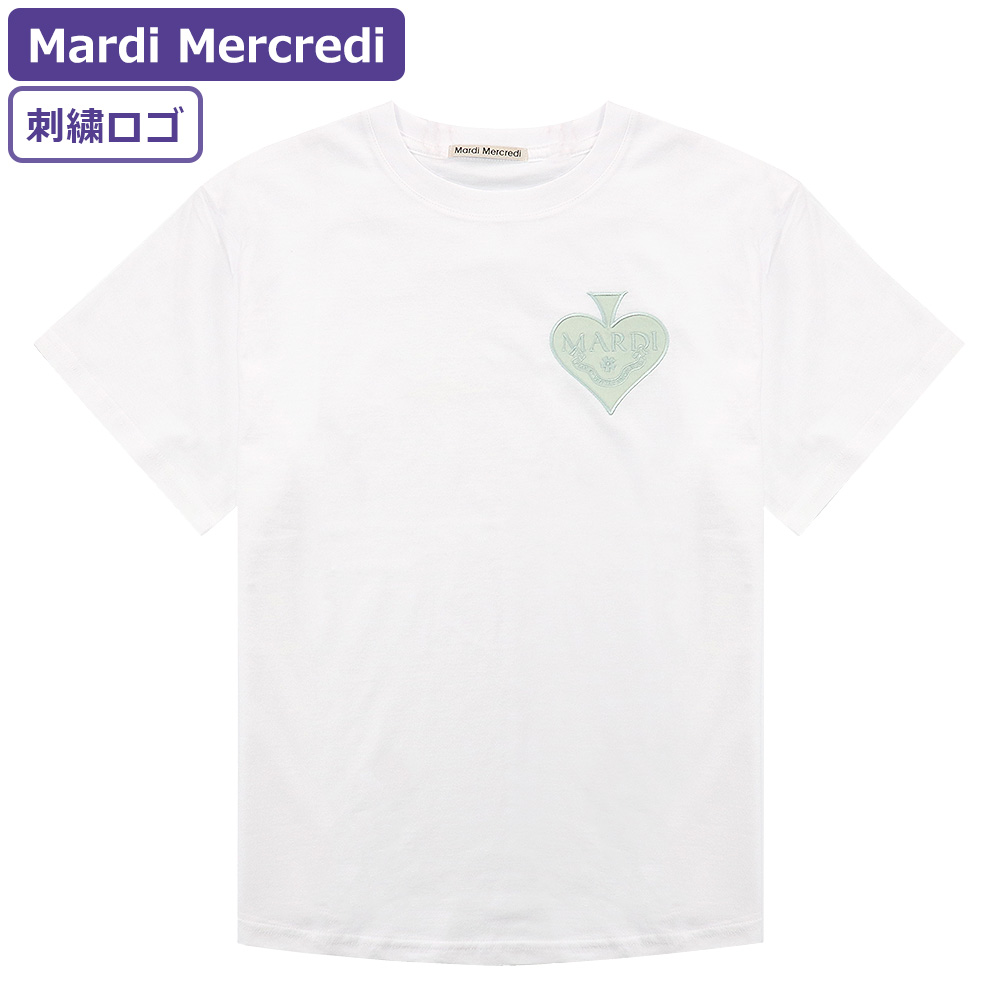 マルディメクルディ Mardi Mercredi Tシャツ TSHIRT SATIN SPADE 半...