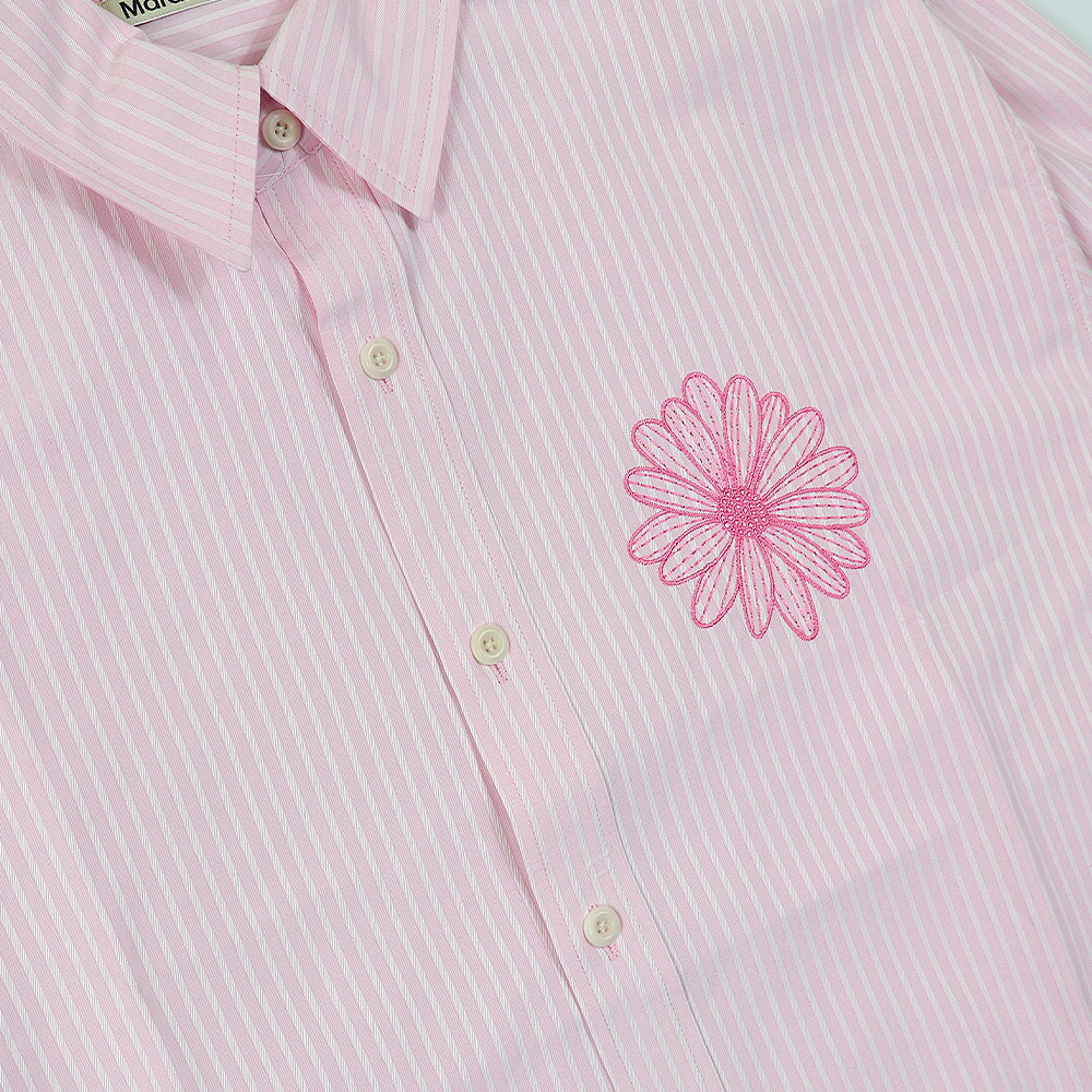 Mardi Mercredi（マルディメクルディ） シャツ COTTON SHIRT STRIPE 