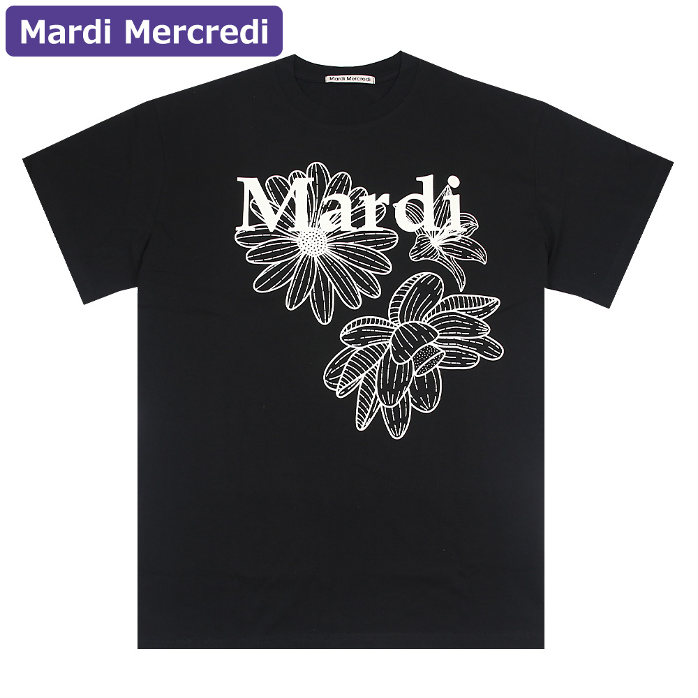 タグ付き未使用✨Mardi Mercredi 代官山限定Tシャツ ブラック ライフスタイルブランド「マルディメクルディ」代官山に日本初の