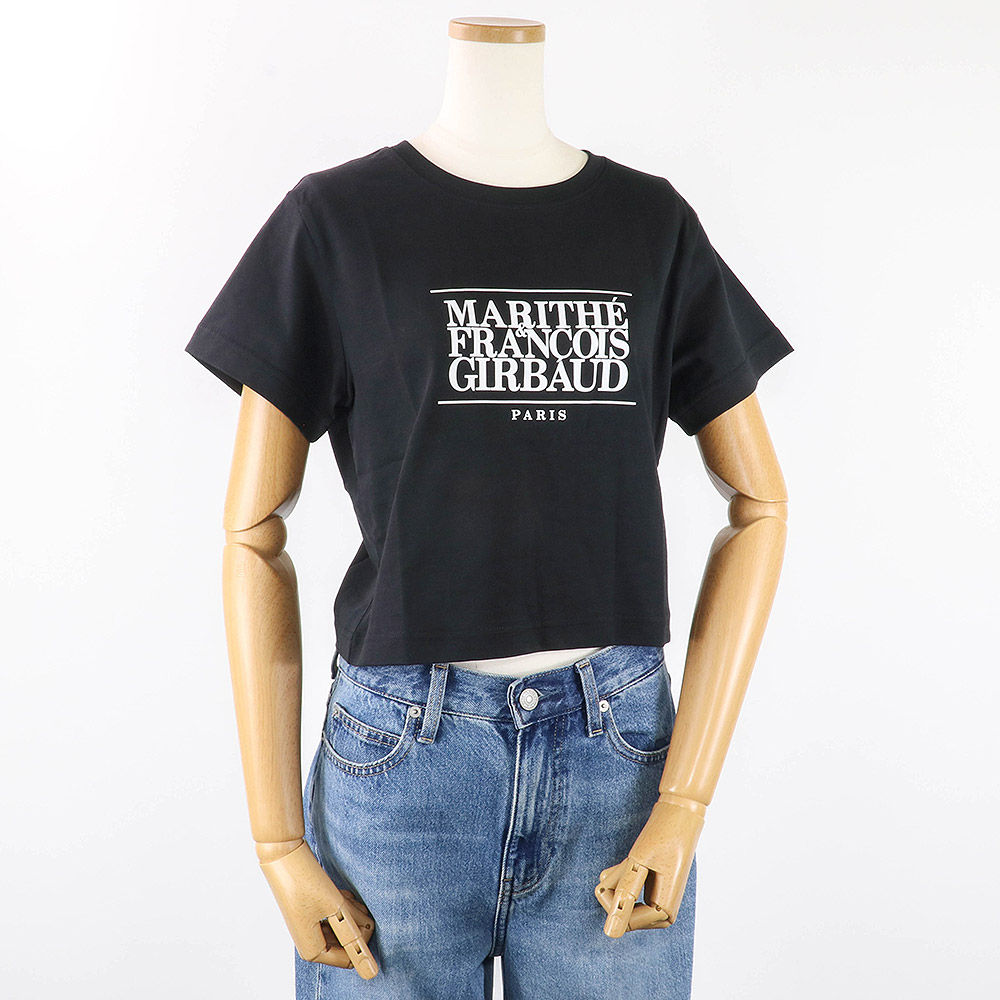 MARITHE★チャウヌ着用★CLASSIC LOGO TEE MARITHE チャ・ウヌ着用 CLASSIC LOGO COLOR POINT TEE Tシャツ