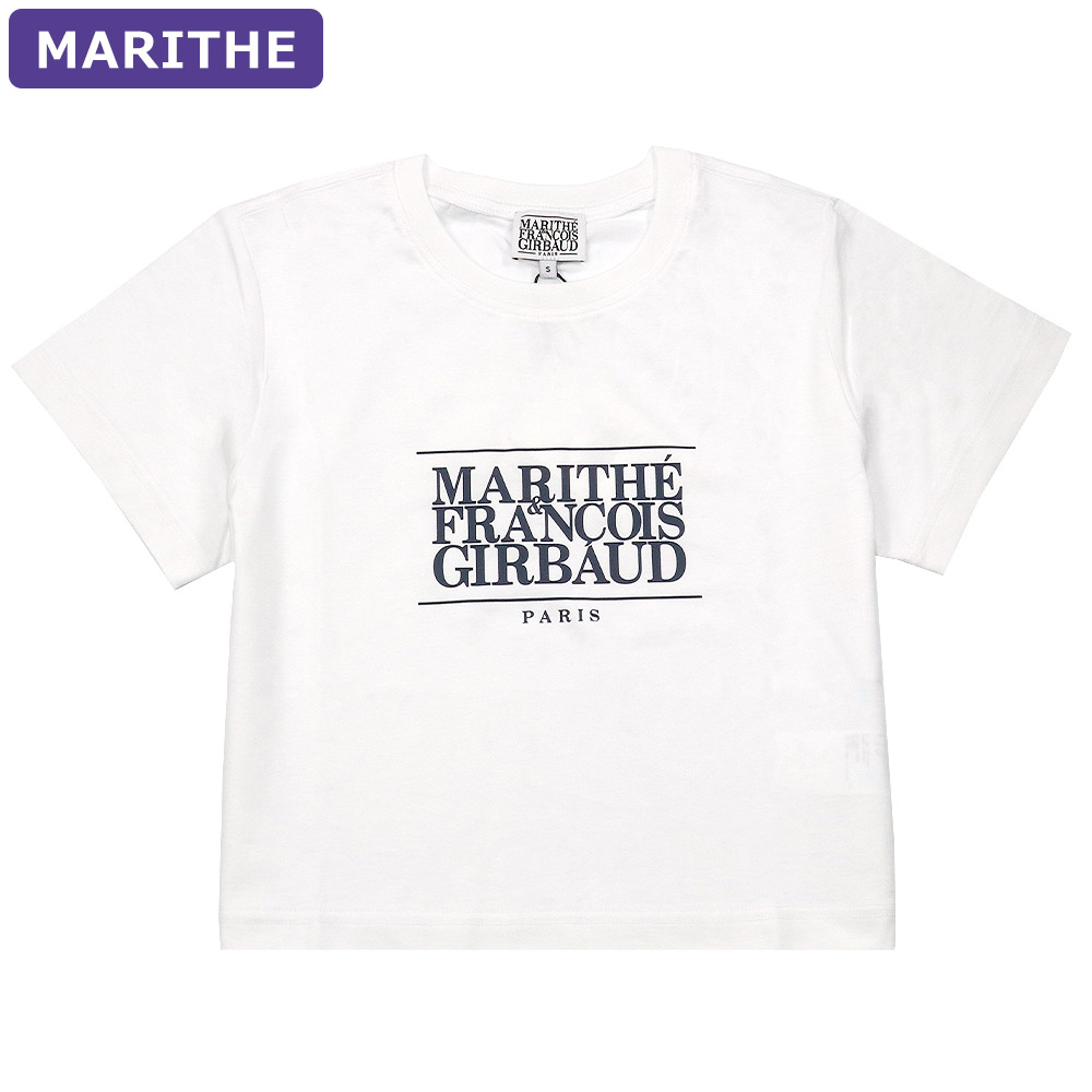 マリテフランソワジルボー MARITHE + FRANCOIS GIRBAUD Tシャツ W CLASSIC LOGO CROP TEE WHITE  半袖 レディース 韓国 ファッション アパレル クロップド丈 : ko-marithe-t0001-wht : HOMMAGE - 通販 -  Yahoo!ショッピング