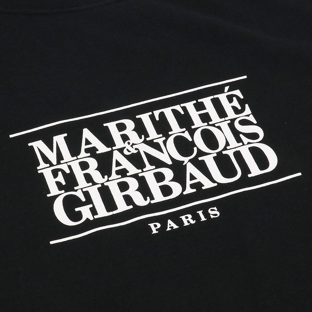MARITHE◆CLASSIC LOGO COLOR POINT TEE ロゴ 韓国人気 MARITHE + FRANCOIS GIRBAUD マリテフランソワジルボー Tシャツ