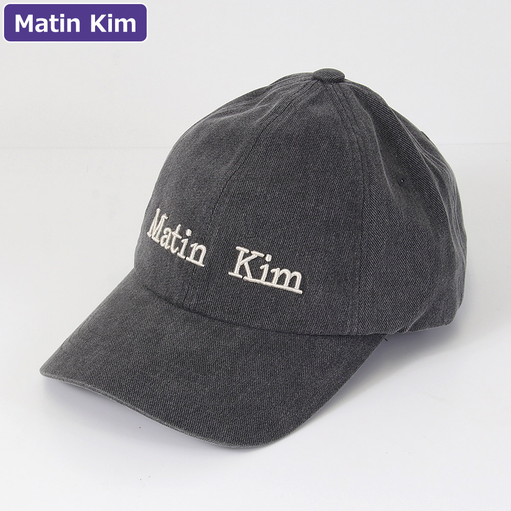 マーティンキム Matin Kim 帽子 キャップ MK2600HT001V GREY ボール