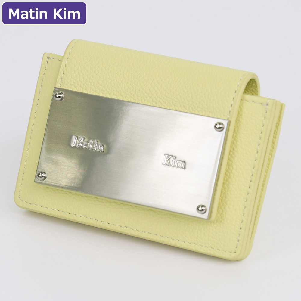 マーティンキム　韓国　カードケースヒョウ柄レザー名刺入れ ☆MATIN KIM☆送料込☆正規品☆韓国☆QUILTING ACCORDION WALLET