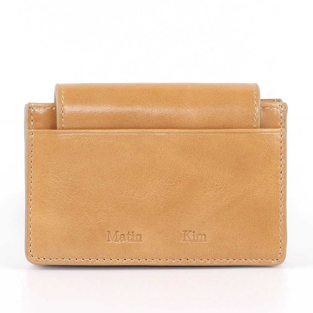 マーティンキム Matin Kim カードケース MK2400WL003M BEIGE コイン