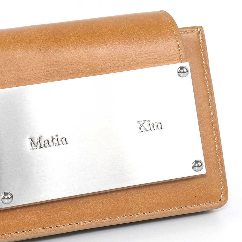 マーティンキム Matin Kim カードケース MK2400WL003M BEIGE コイン
