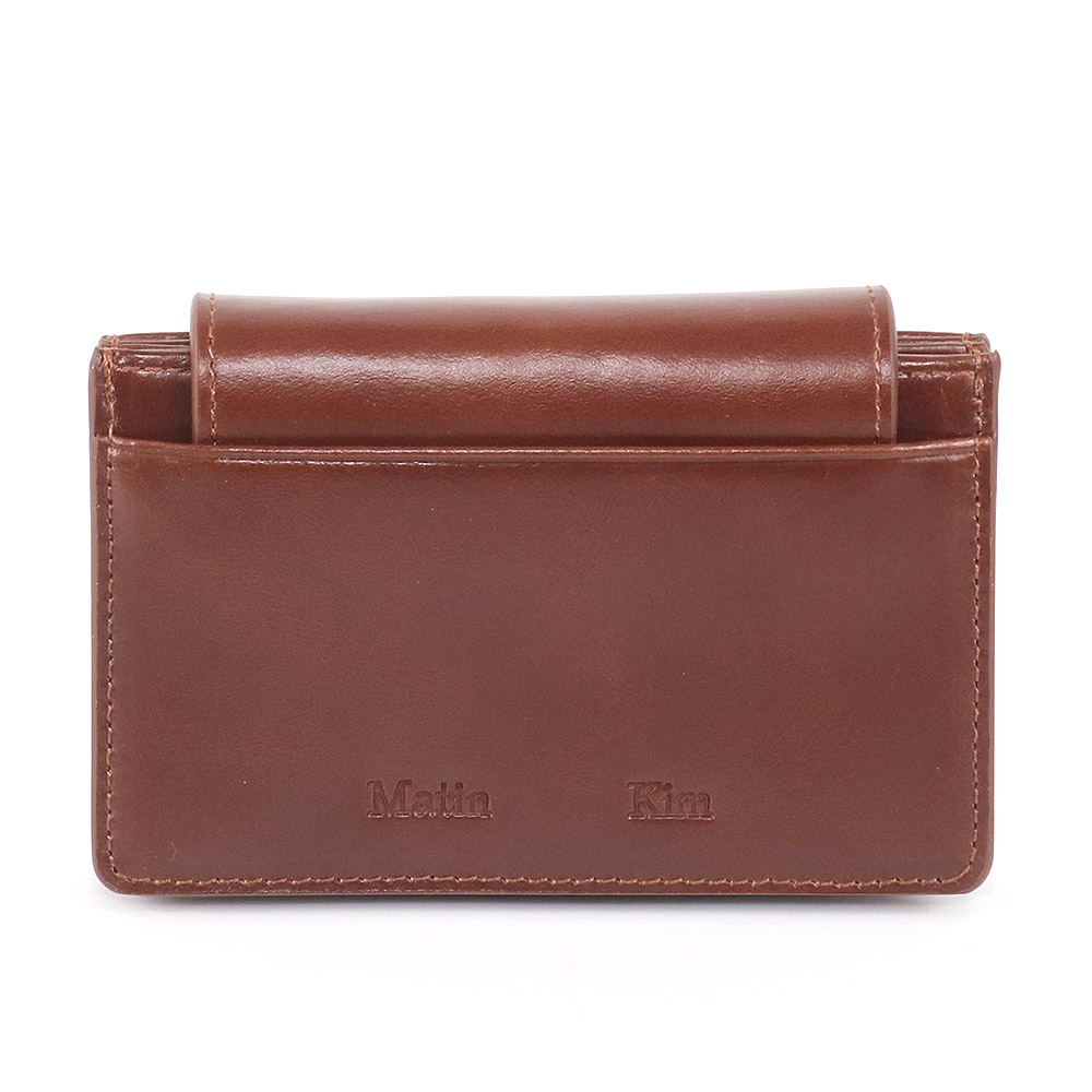 マーティンキム Matin Kim カードケース MK2400WL003M BROWN コイン