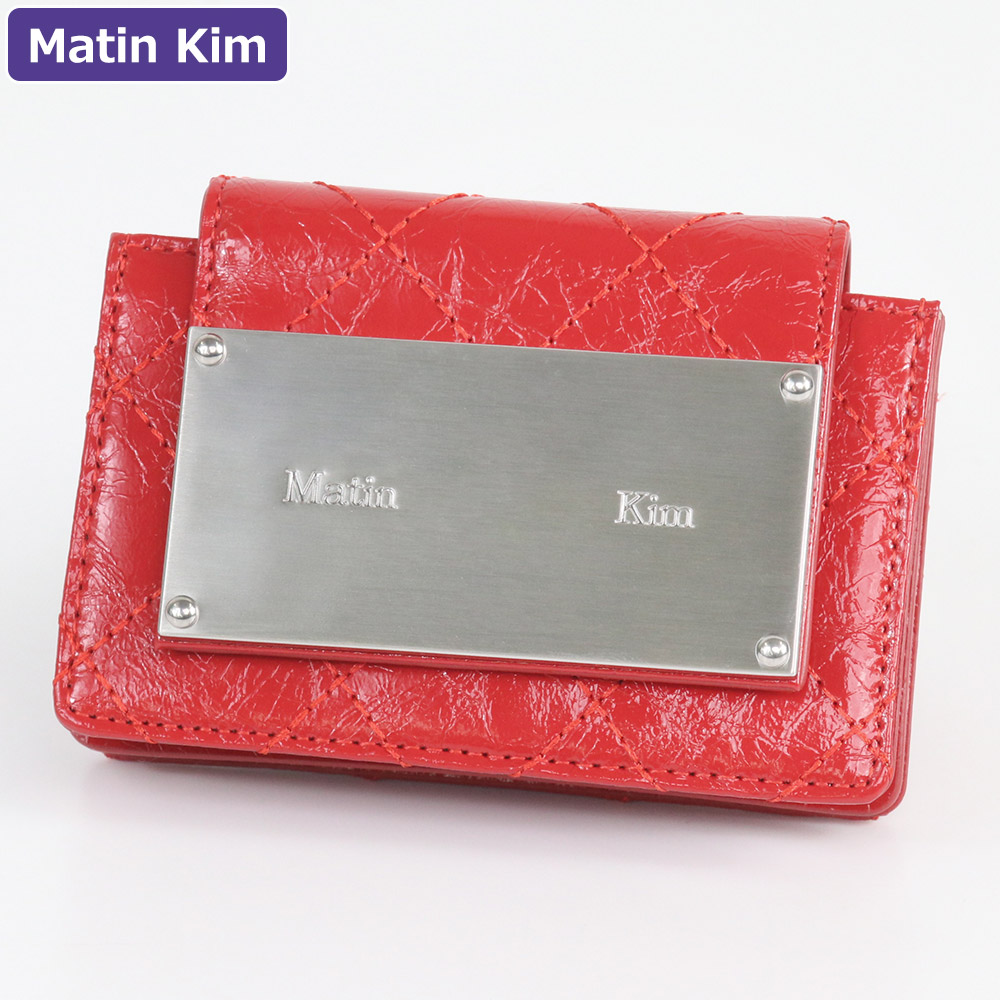マーティンキム Matin Kim カードケース MK2500WL005V RED コインケース レディース 小物 [並行輸入品] マーティンキム  Matin Kim 財布 カードケース MK2500WL005V コインケース レディース 小物 新作 : HOMMAGE - 通販 -  Yahoo!ショッピング