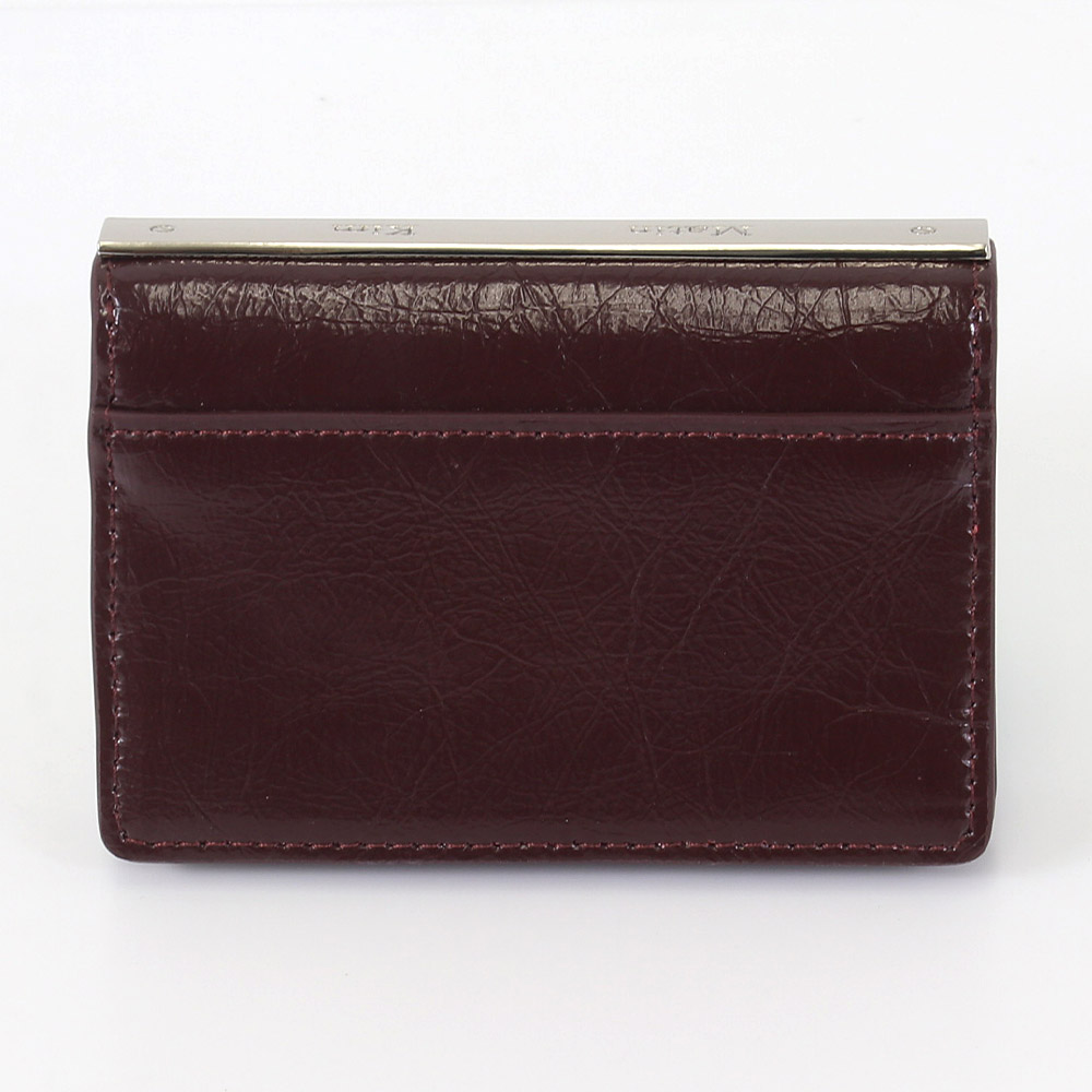 マーティンキム Matin Kim カードケース MK2577WL015M BURGUNDY コイン