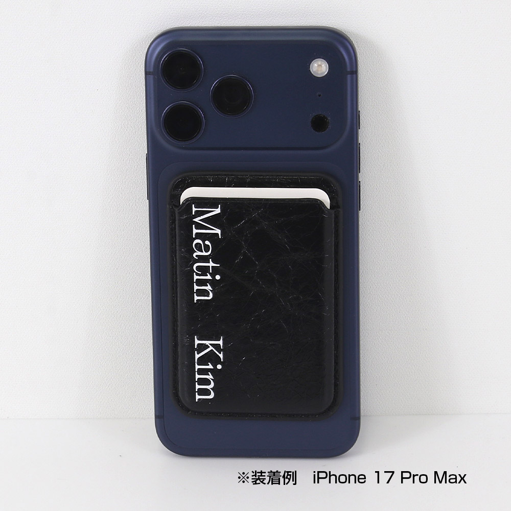 マーティンキム Matin Kim カードケース MK2600AC005V BLACK MagSafe