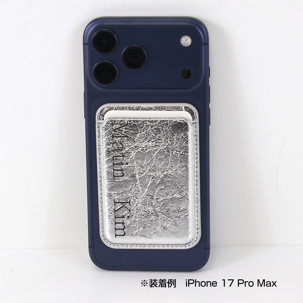 マーティンキム Matin Kim カードケース MK2600AC005V SILVER MagSafe