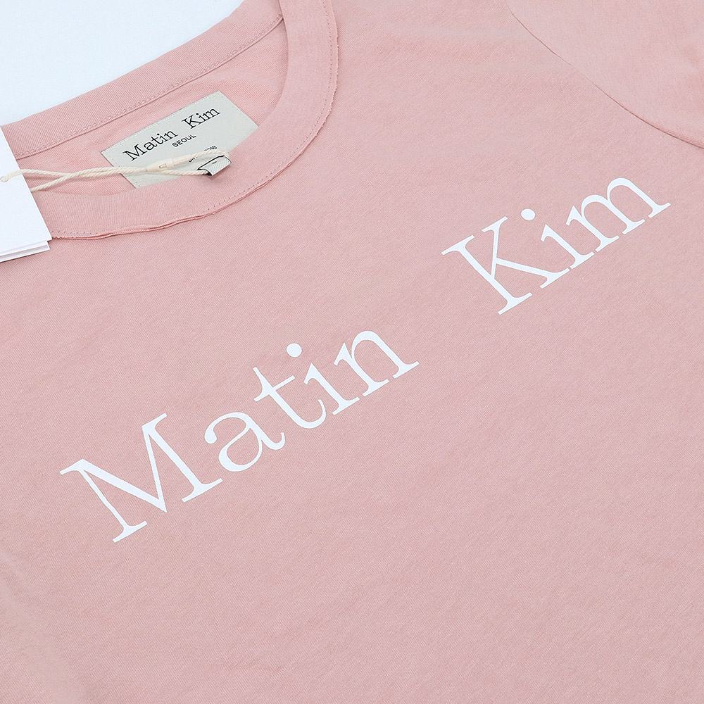 マーティンキム Matin Kim Tシャツ LOGO CROP TOP PINK 半袖 レディース 韓国 ファッション アパレル 楽天市場】マーティンキム Matin Kim Tシャツ LOGO CROP TOP