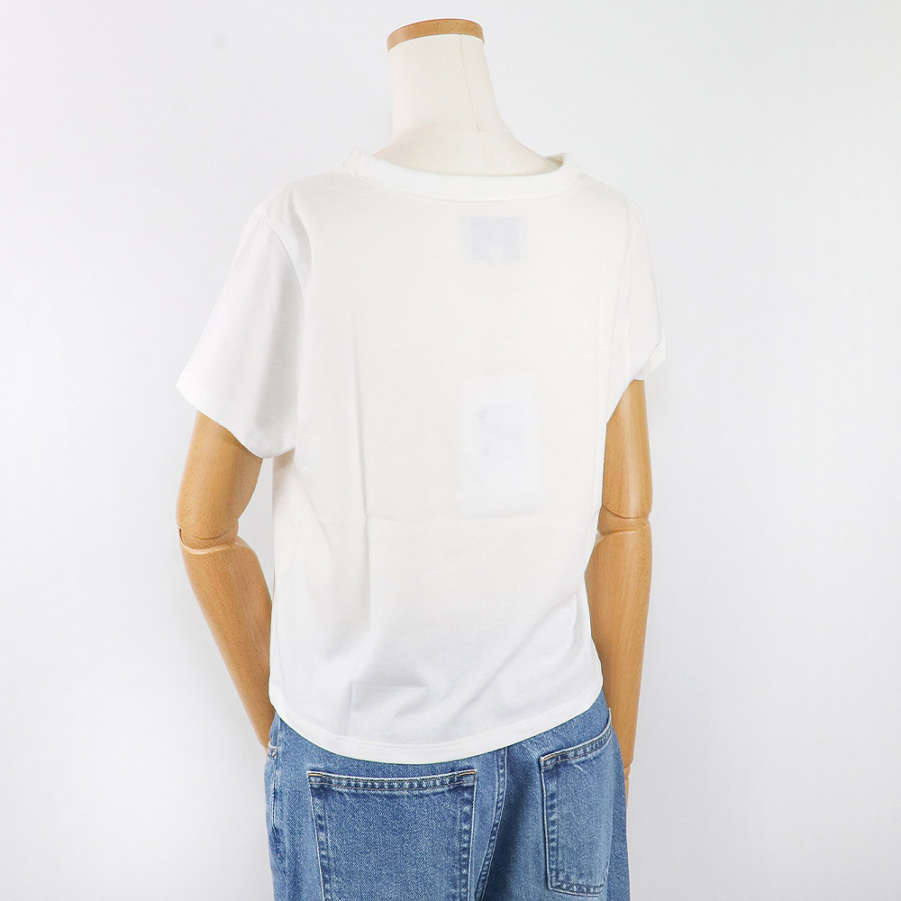 マーティンキム Matin Kim Tシャツ LOGO CROP TOP PINK 半袖