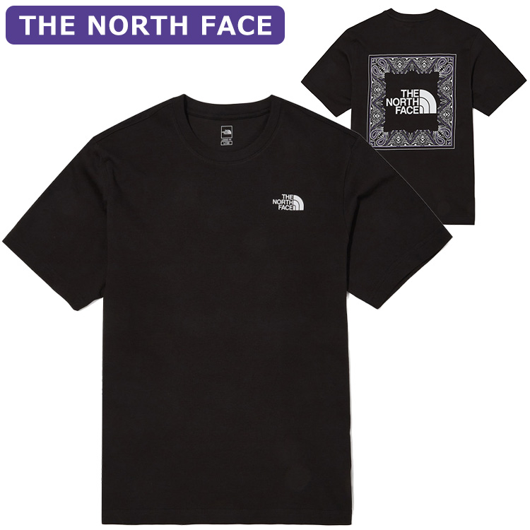 ザ・ノースフェイス THE NORTH FACE アパレル Tシャツ NT7UN48A BLACK 半袖 ホワイトレーベル レディース メンズ ユニセックス 男女兼用 韓国 父の日｜hommage｜02