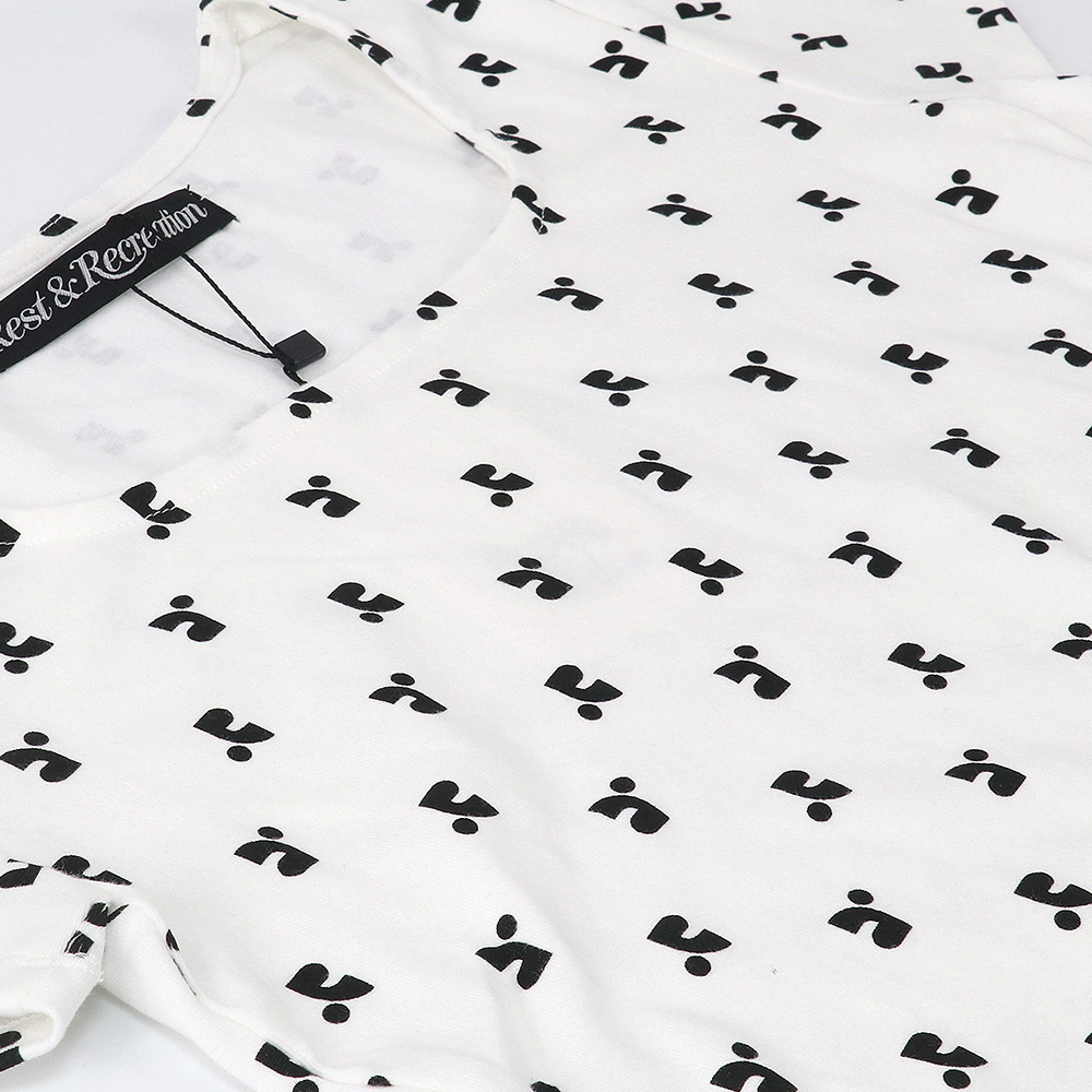 レストアンドレクリエーション Rest＆Recreation Tシャツ RR LOGO PATTERN SQUARE NECK T-SHIRT WHITE 半袖 レディース 韓国 ファッション アパレル 楽天市場】レストアンドレクリエーション Rest＆Recreation T