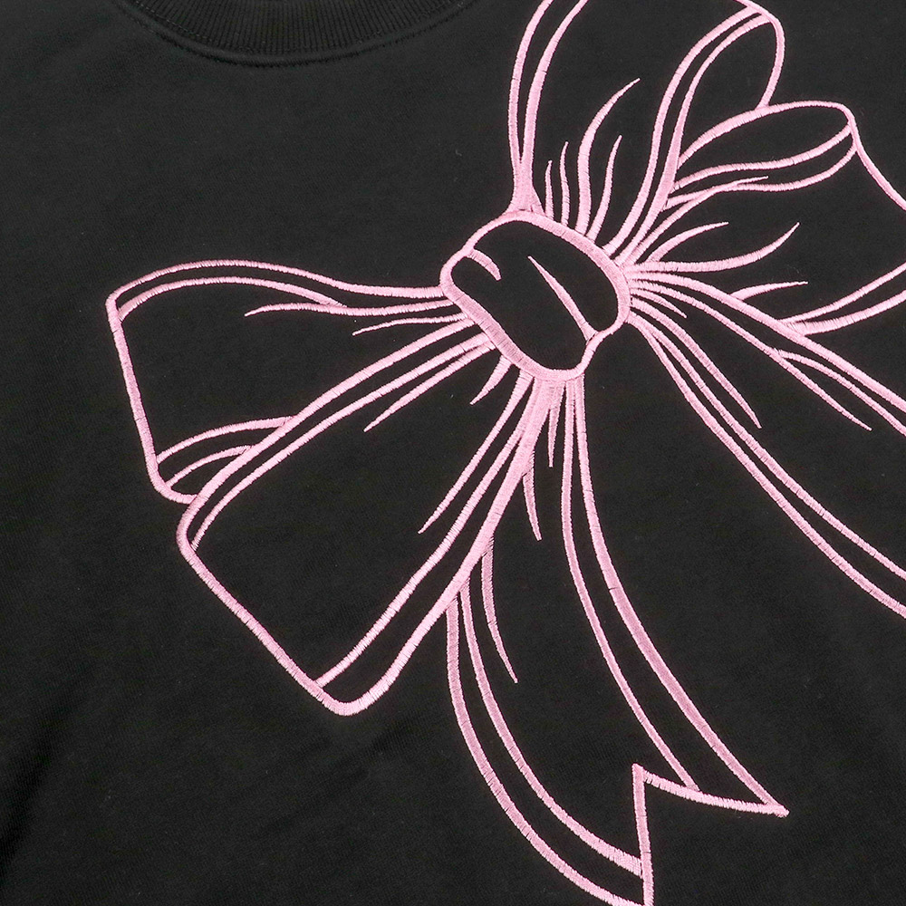 ロンロン RONRON スウェット BIG RIBBON LINE SWEATSHIRT 長袖
