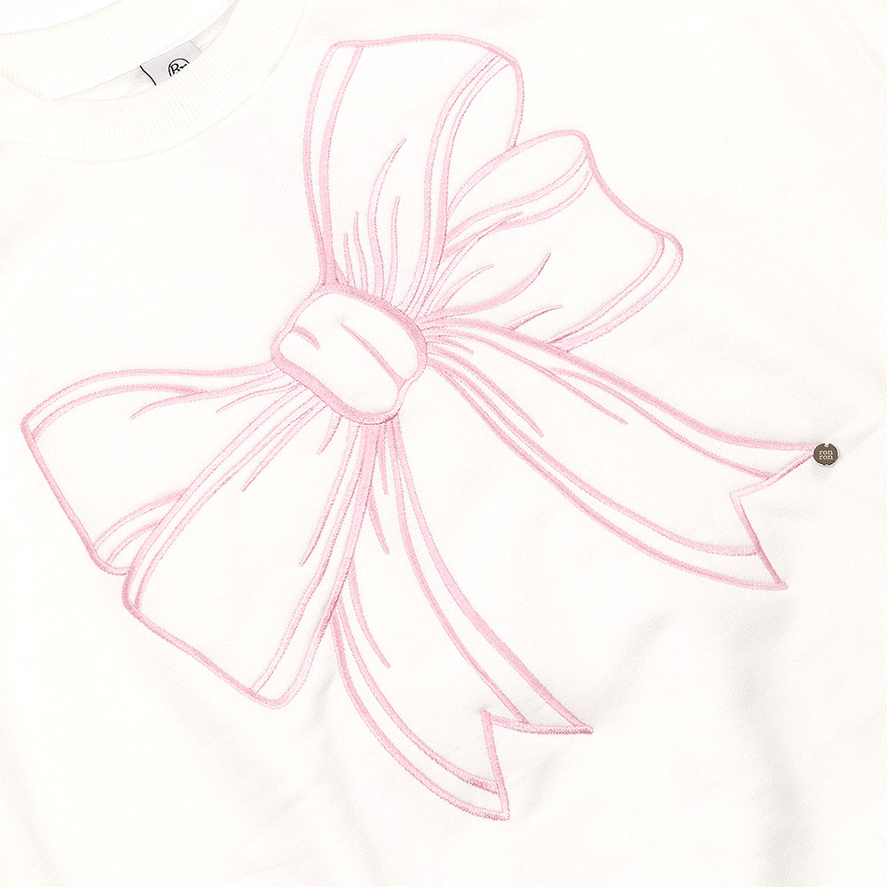 ロンロン RONRON スウェット BIG RIBBON LINE SWEATSHIRT 長袖