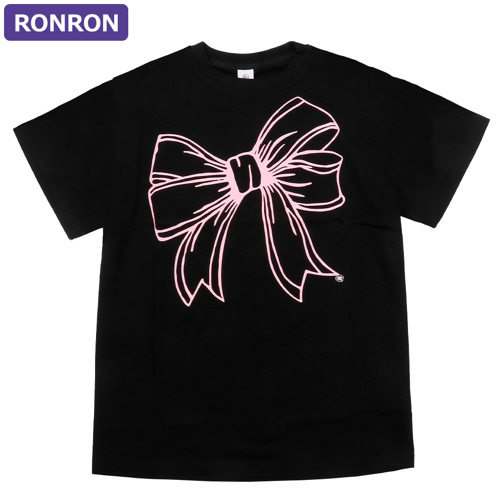 ロンロン RONRON Tシャツ BIG RIBBON LINE T SHIRT 半袖 レディース 韓国 ファッション アパレル |  | 02