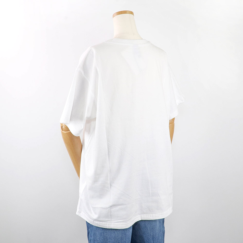 ロンロン RONRON Tシャツ BIG RIBBON LINE T SHIRT RR3237WP WHITE