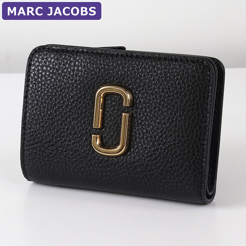 Marc Jacobs ブラック 二つ折り財布 マーク ジェイコブス MARC JACOBS MARC JACOBS 二つ折り財布