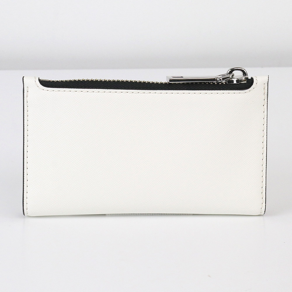 MARC JACOBS 長財布 ホワイト ストラップ付　未使用に近い MARC JACOBS（マーク・ジェイコブス） 財布 二つ折り財布 4F5SMP099S02