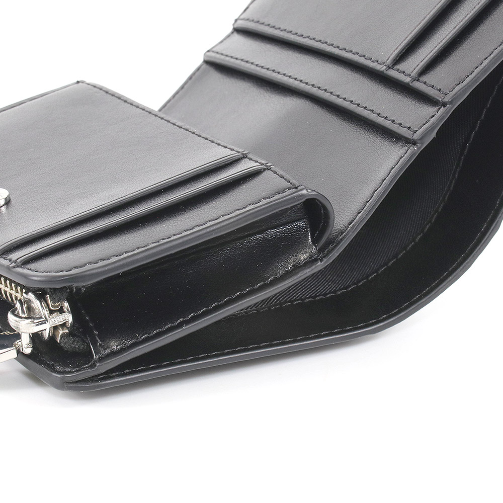 MARC JACOBS マークジェイコブス 二つ折り財布 黒 美品 MARC JACOBS マークジェイコブス 財布 二つ折り財布