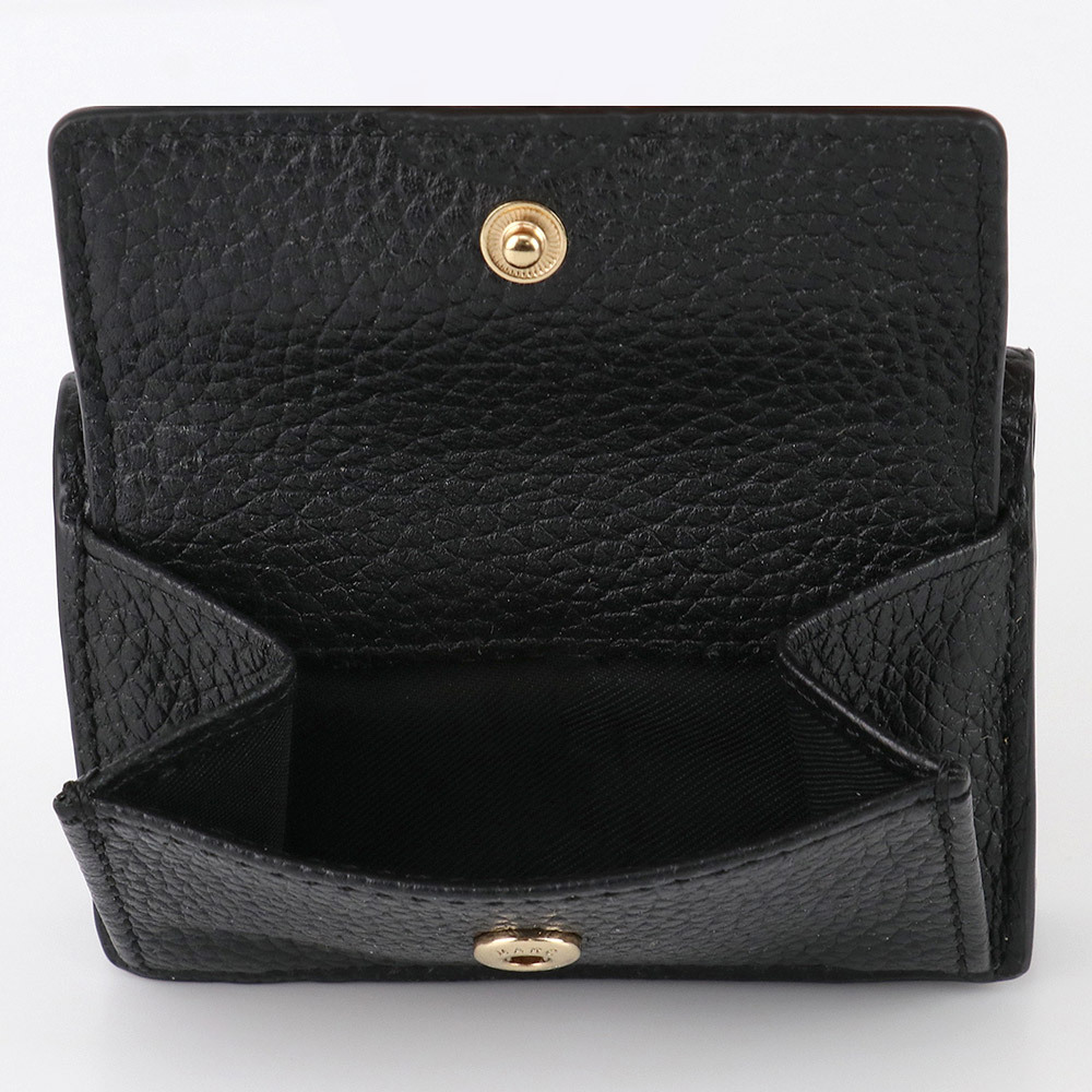 至急！MARC JACOBS財布ブラック マークジェイコブス MARC JACOBS THE LEATHER COVERED Jマーク ミニ