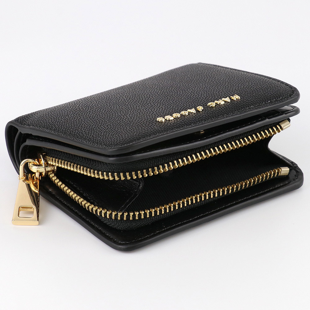 マークジェイコブス 二つ折り財布ミニ財布 ブラックM0016993 001 MARC JACOBS（マーク・ジェイコブス） 財布 二つ折り財布 M0016993 001