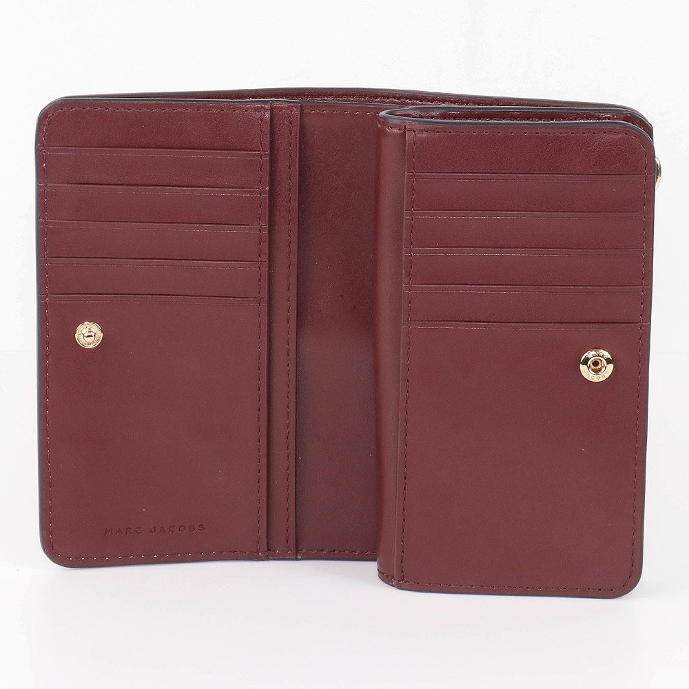 マークジェイコブス 二つ折り財布 S104L01SP21 001 マークジェイコブス 二つ折り財布 MARC JACOBS ブラック