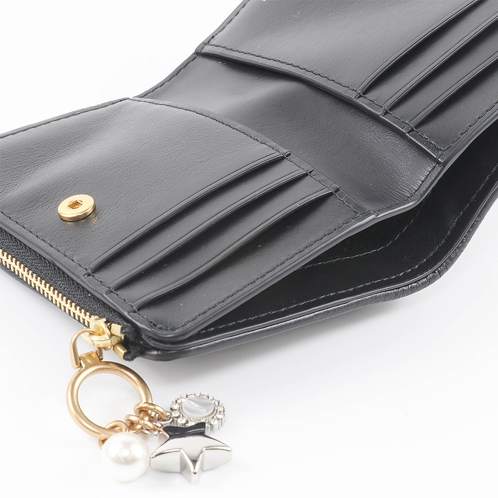 167 極上美品 TORYBURCH トリーバーチ 2つ折り財布 hommage_tory162153-001
