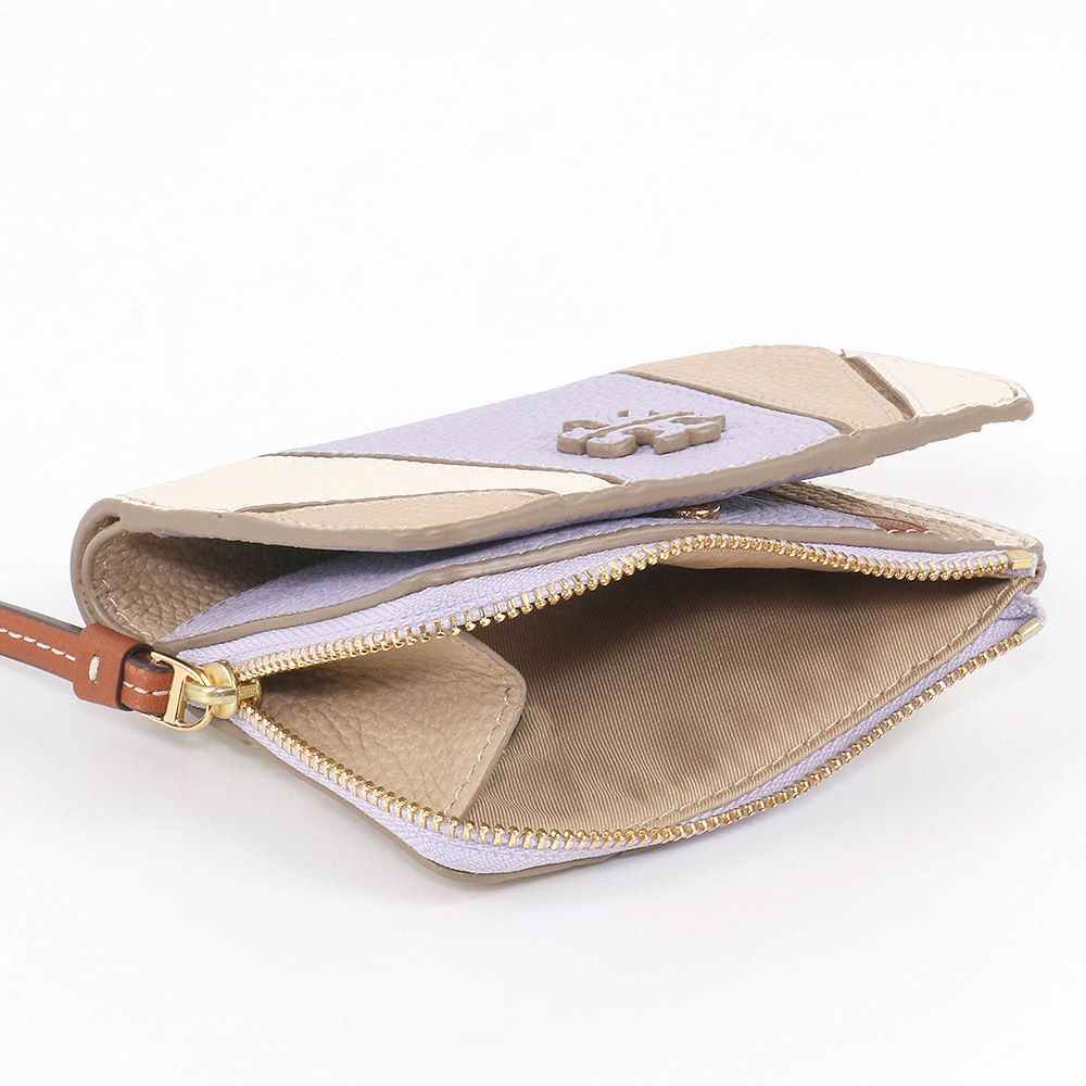 ✨新品未使用・商品購入書付き✨　TORY BURCH ミニ財布　Tロゴ 二つ折り TORY BURCH トリーバーチ 二つ折り財布 T Monogram Tモノグラム