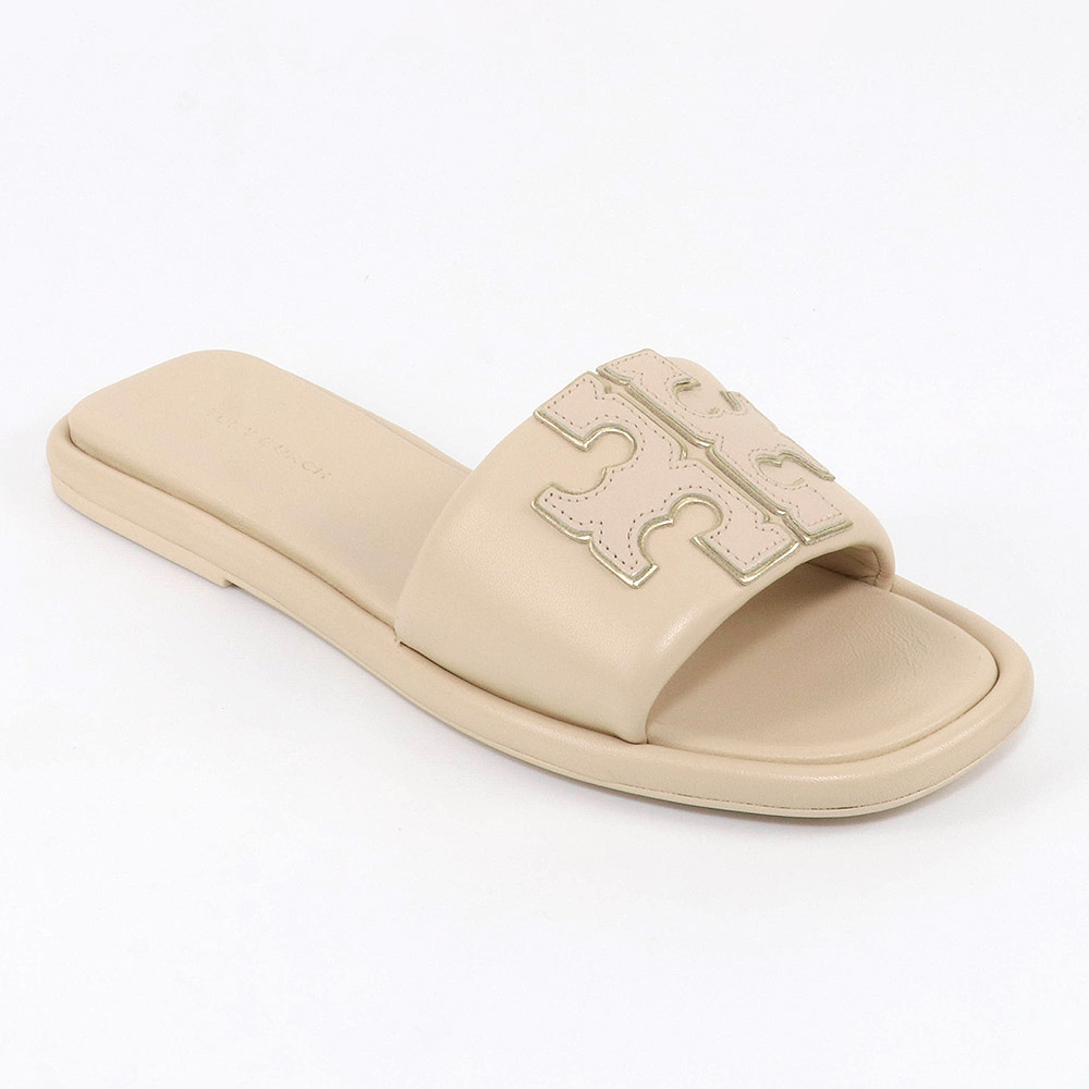 Tory Burch Leather Trim スライド サンダル TORY BURCH トリーバーチ シューズ サンダル 79985 200 スライド