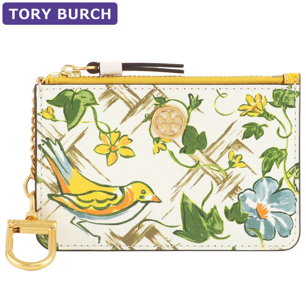 トリーバーチ TORY BURCH パスケース 81871 276 花柄 キーリング