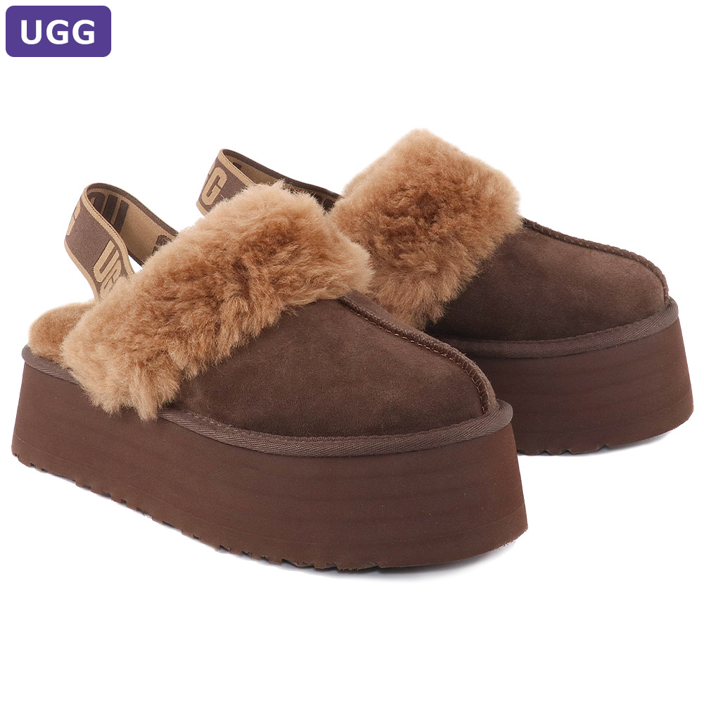 アグ UGG シューズ サンダル FUNKETTE ファンケット スエード シープスキン 厚底 正規品 レディース 新作