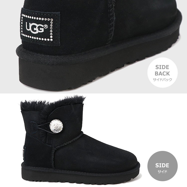 UGG ムートン ブーツ アグ レディース MINI BAILEY BUTTON BLING ミニ