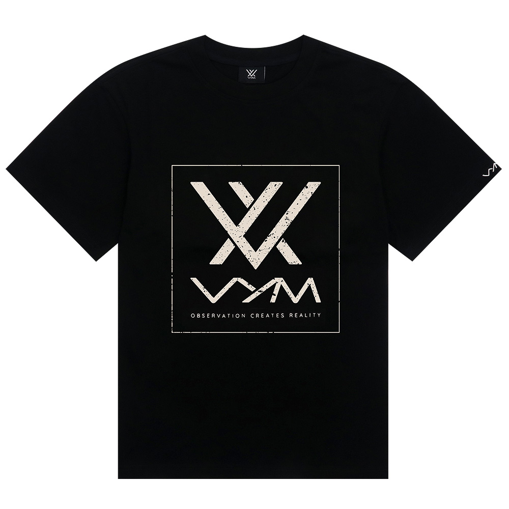 ヴィム VYM Tシャツ SQUARE CRACK TSHIRT BLACK 半袖 レディース メンズ 男女兼用 韓国 ファッション｜hommage｜02