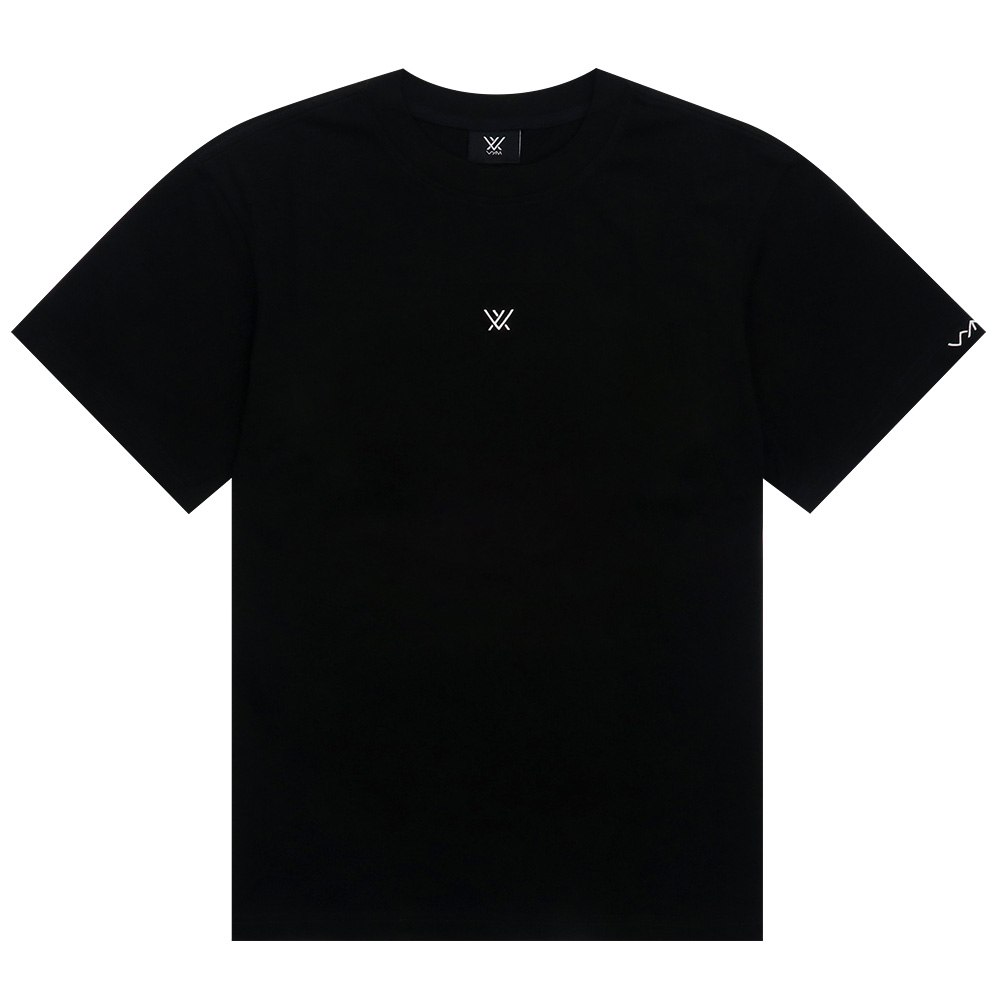 ヴィム VYM Tシャツ BRUSH STROKE LOGO PRINT TSHIRT BLACK 半袖 レディース メンズ 男女兼用 韓国 ファッション｜hommage｜02