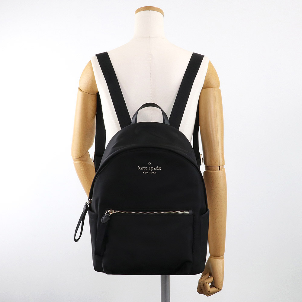 kate spade 黒 ナイロン バックパック kate spade new york｜サム KSNYL ナイロン コンバーチブル