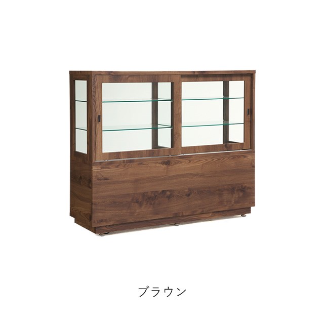 ガラス ショーケース ベック キャビネット 木村商事 北欧 おしゃれ ディスプレイ ショップ コレクション ナチュラル ブラウン ラック 収納 キャスター付 飾り棚 58 325 006 家具のホンダ 2号店 通販 Yahoo ショッピング