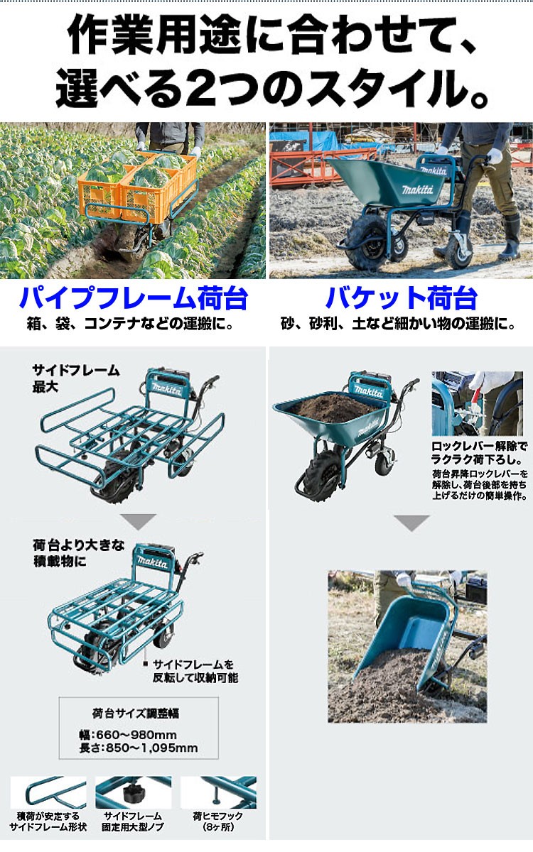 市場 マキタ A-65470 パイプフレームセット品 バケットのみ