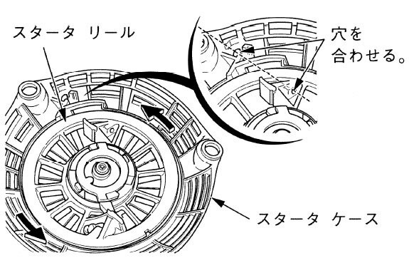 ホンダ純正パーツ リコイルスターターロープ28462-Z1T-701