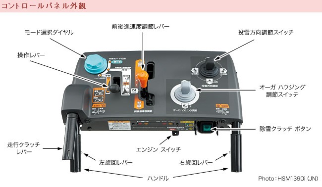 ホンダ（HONDA） 除雪機 HSM1390i-JN 中型 ハイブリッド 除雪幅92cm