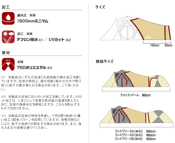 リビングシェルトンネル　TP-622T ヨドバシ.com - スノーピーク snow peak TP-622T [リビング