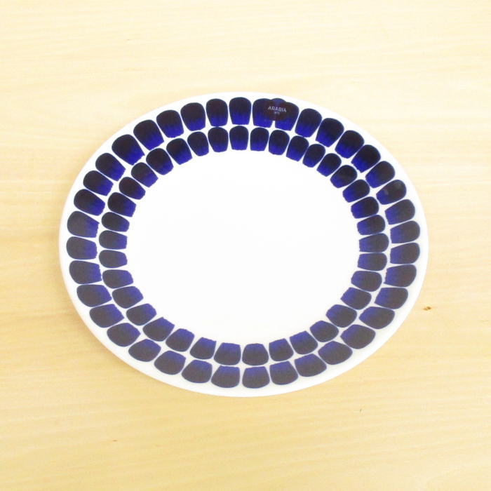 アラビア トゥオキオ ブルー 20cmプレート コバルト 中皿 - 食器